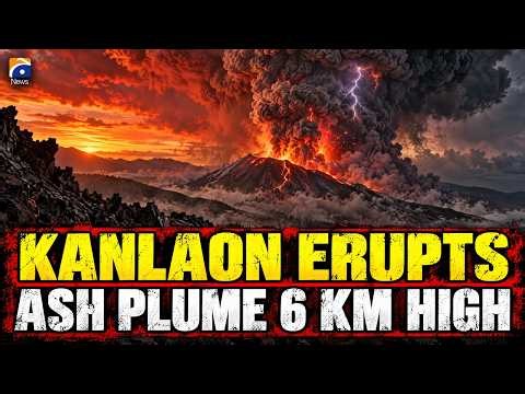 Mount Kanlaon Erupts, Sending Ash Plume 6 Kilometres Into the Sky | Geo News English