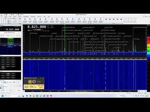 Jan5/2026 Listening to Mwara Aircraft Frequencies HF
