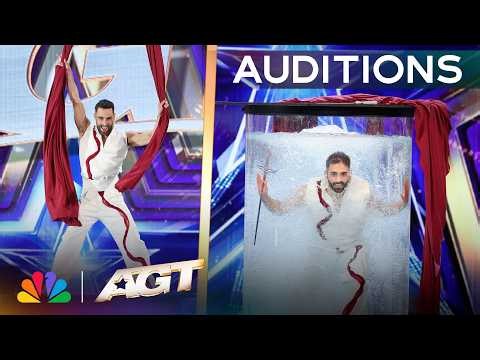 Simon Cowell BEGS Herwan Legaillard To Make His Act Less Dangerous | Auditions | AGT 2026