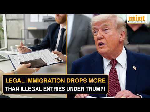 Legal Immigration To US Plunges As H1B Student and Family Visas Collapse Under Trump Policies