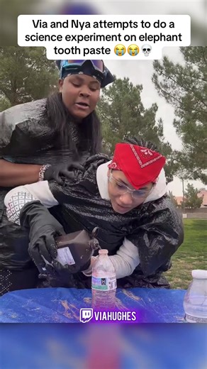 Science experiment 101😂 #nyviahughes #scienceexperiment #gonewrong #challange #cooked