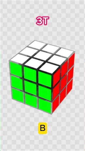 Rubik's Cube 3x3: 3T Pattern 🧩