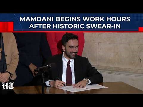 New York Mayor Mamdani Announces 3 Executive Orders Within Hours Of Historic Swearing-In Ceremony