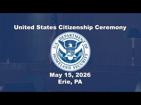 United States Citizenship Ceremony - May 15, 2026