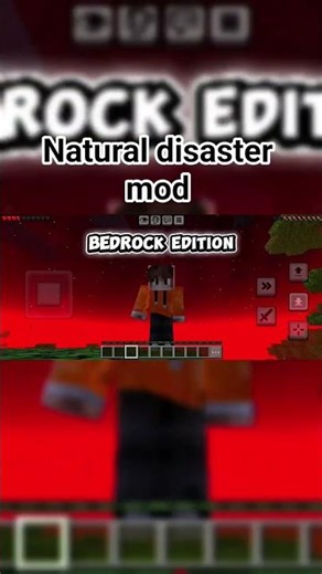 Natural disaster mod for minecraft | #editz #capcut #fypシ #minecraft #naturaldisaster