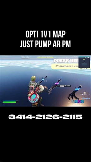 This 1v1 Fortnite Map Will Expose Your Skill 😳 (Pump + AR) #fortnite #shorts