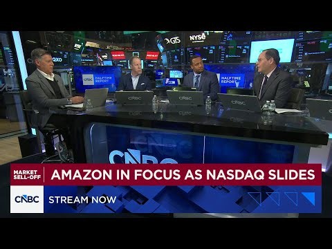 Amazon in focus as the Nasdaq slides