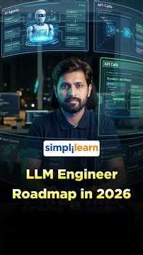 LLM Engineer Roadmap 2026 | LLM Engineer Skills, Salary, and Career Path | #Shorts | #Simplilearn