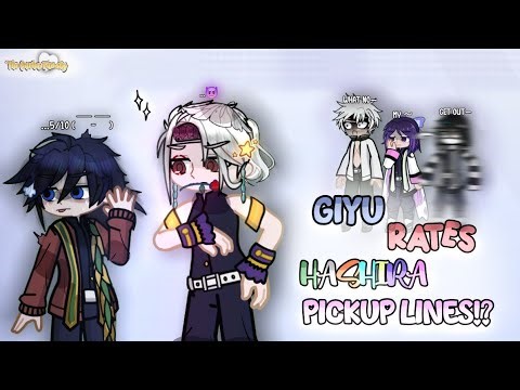 𝙆𝙉𝙔 // ˎˊ😘 Giyu Rates Hashira Pickup Lines!?😘ˎˊ // GL2 x Demon Slayer