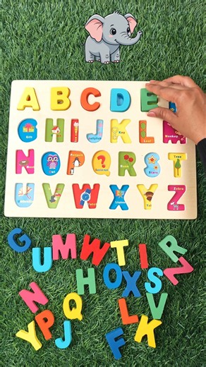ABC Puzzle | Let’s Learn ABCD Together | ABC Song #cocomelon #toddlerlearning #shorts