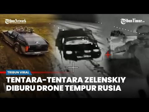 Rusia Pamerkan Aksi Drone Tempur: Rotasi Pasukan Ukraina Digagalkan di Zaporizhia