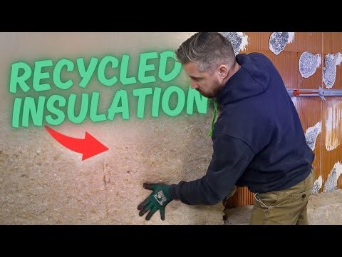 Building a Partition Wall with Recycled Insulation and Drywall