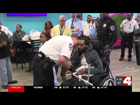 With the long-awaited return, Officer Travis “TJ” Brown welcomed back to Ferguson