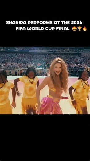 Shakira, Burna Boy & Triplets Ghetto Kids | Final Halftime Show #Shakira #football #viral #worldcup
