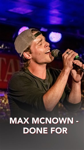 Max McNown completely stole our hearts with his live performance of "Done For"!🥹✨