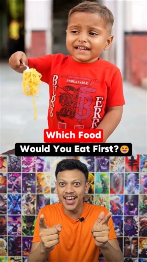 Which Food Would You Eat First? 🤔