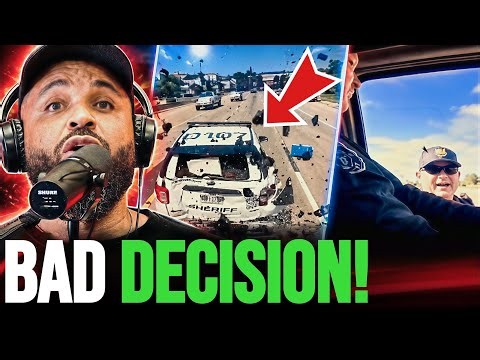 Cop Forced a Semi to Stop in Traffic… Huge Mistake