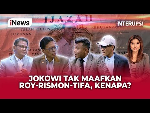 FULL Jokowi Tak Maafkan Roy - Rismon - Tifa, Kenapa? | iNTERUPSI 1/1