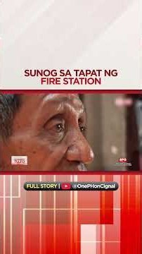Sunog sa tapat ng fire station | Kapatid Mo, Idol Raffy Tulfo