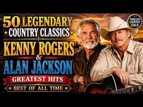 50 Legendary Country Classics 🤠 Kenny Rogers & Alan Jackson Greatest Hits | Best Of All Time
