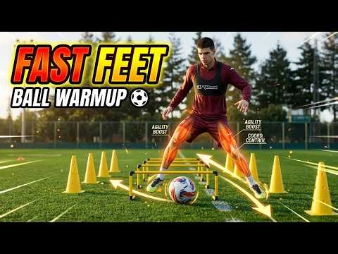 ⚽👉Coordination And Agility Warm Up with the Ball /Soccer Football