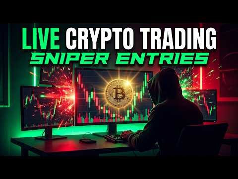 LIVE Crypto Trading 🔴 | Sniper Entries & Smart Money Strategy (No Indicators)