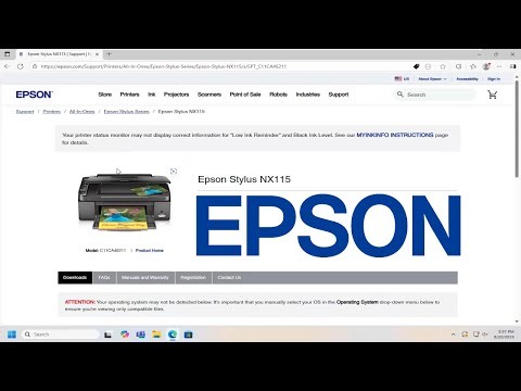 How To Install and Setup Epson Stylus NX115 Printer [Guide]