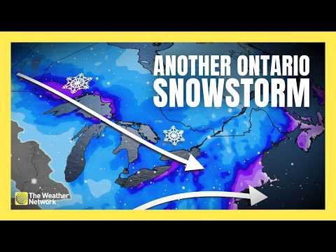 Snowfall Guaranteed for Ontario, With Another Major Storm Possible | #forecast