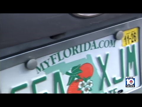 Florida bill aims to get rid of yellow license plate stickers