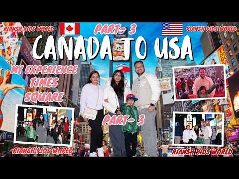 Riansh in Times Square NYC 🇺🇸 | M&M Store Fun 🍫 + Cake Treat 🎂 | Part- 3