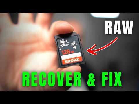 SD Card Showing RAW? Do This to Fix It and Recover Everything
