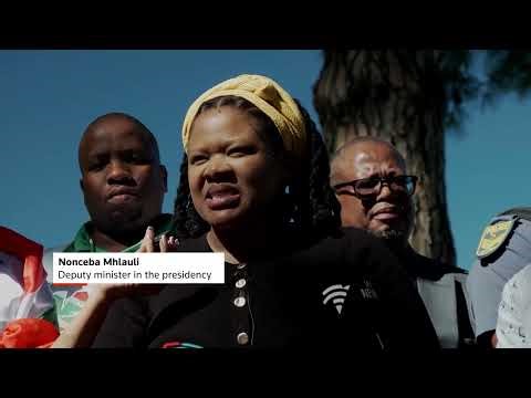 Anti-illegal immigration protesters march in South Africa