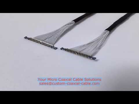 micro coax cables manufacturer 20537-026E-01 50-ohm micro-coax South Korea factory MPO for Intrusion