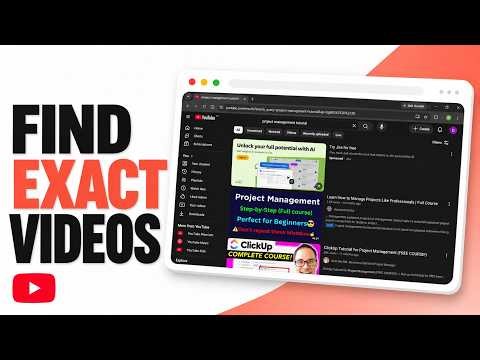 How to Use Advanced Search on YouTube (2026 Precision Queries)