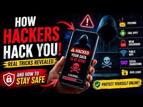 How Hackers Hack You 😱 (And How to Stay Safe) | Real Tricks Explained