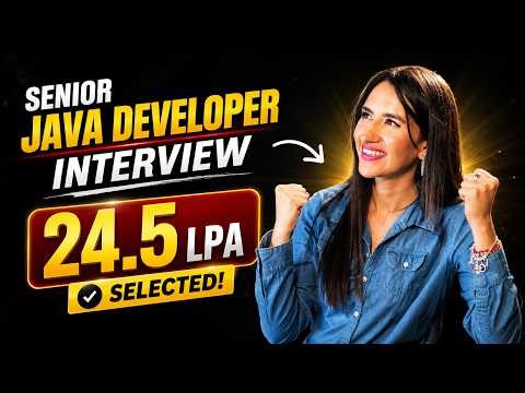 Senior Java Developer Interview Experience | 24.5 LPA | Spring Boot, Microservices, Kafka, REST API