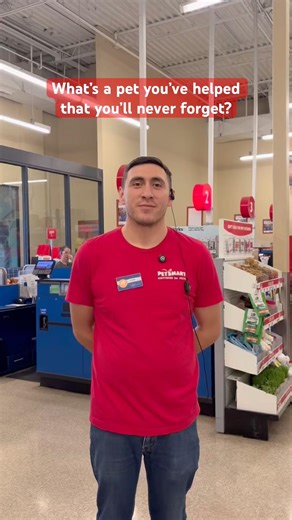 “What’s a pet you’ve helped that you’ll never forget?” Associate Jose shares his answer! #PetSmart