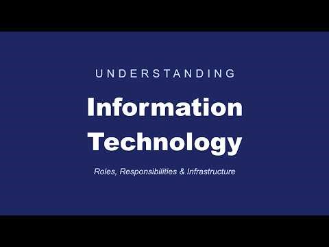 What is Information Technology - English
