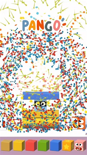 Experience the biggest block explosion with Pango and watch the colorful chaos unfold! 💥🧱 Which part did you like the most? Watch and enjoy! #toddler #kids #parenting #momlife #toddlersofinstagram #preschool #family #children #baby #motherhood #toddlermom #cute #explosionfun #toddlermom #daycare #montessori #BlockExplosion #KidsFun #CreativePlay #KidsGames #FamilyFun #ImaginativePlay | Pango