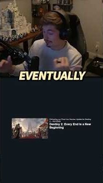 Destiny Dying Was A GOOD Thing...