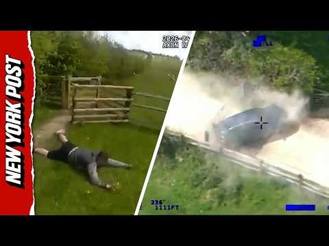 Sex Offender Leads Police on High-Speed Chase Before Dramatic Crash