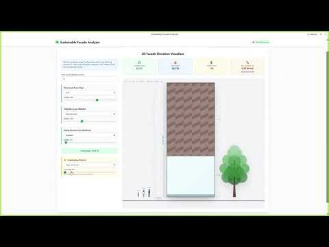 SUSTAINABLE FACADE ANALYZER (SFA) DEMO