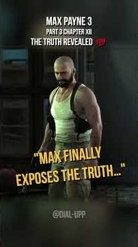 Max Payne 3 The Truth Revealed 💯 #shorts