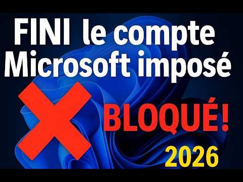 Microsoft te force à avoir un compte Microsoft sur Windows 11 25H2… voici comment le contourner 2026