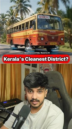 AI Ranked Kerala’s Cleanest Districts! (Top 10) 🏆