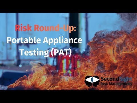 Risk Round-up Ep.1: Portable Appliance Testing (PAT)