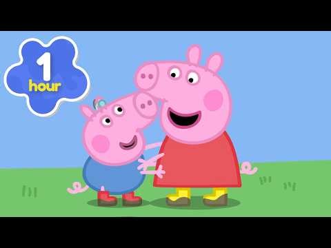 What is Peppa's Favourite Sound? 🔊 ☔️  Peppa Pig Full Episodes | 1 Hour