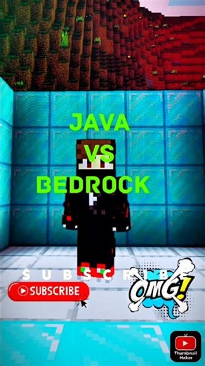 Java vs bedrock👍#minecraft