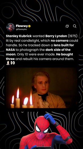 Kubrick Used A NASA Moon Lens To Film By Candlelight