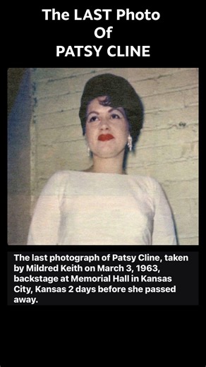 The LAST Photo of PATSY CLINE #death #music #nashville #patsycline #history #lastphoto #airplane